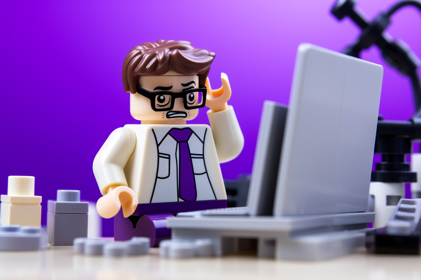 confused office worker